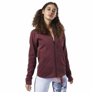 Reebok Track Jacke Damen - Bordeaux - DE 852-LJH